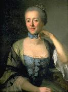 Anton Graff Portrait of Judith Gessner, wife of Solomon Gessner oil painting
